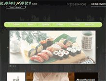 Tablet Screenshot of kaminarila.com